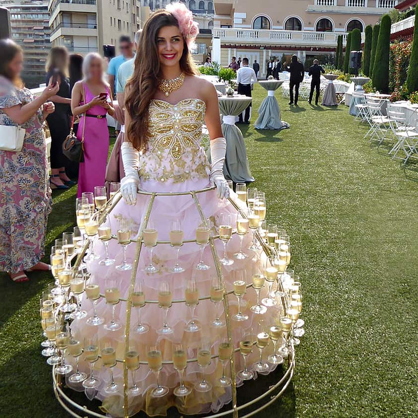 Robe à Champagne Monaco Monte-Carlo