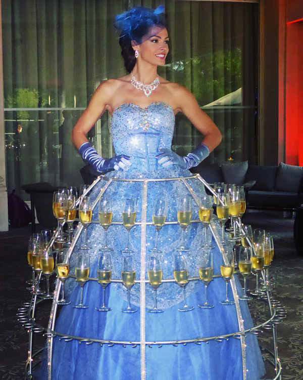 Princesse bleu ciel cendrillon